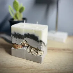 Vela decorativa rectangular