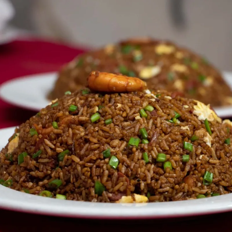 Arroz frito para dos 