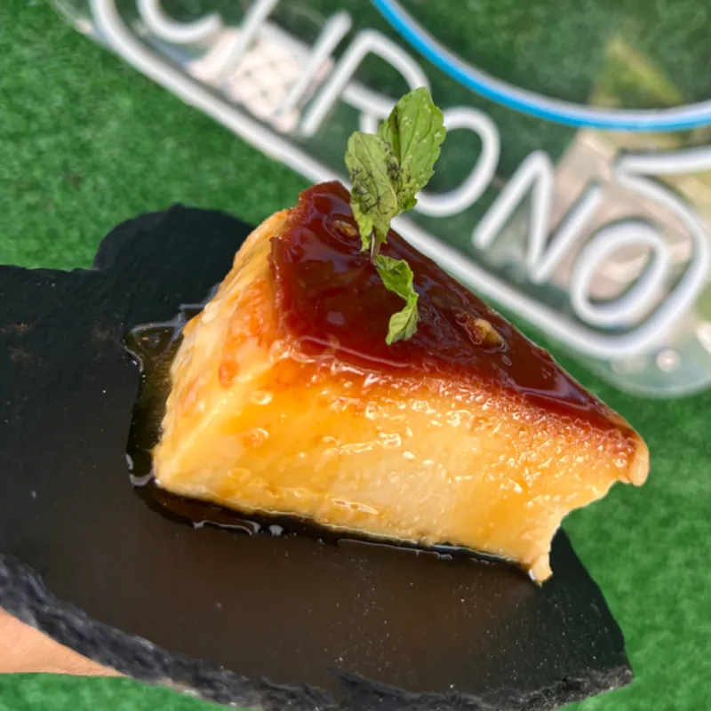 Flan de caramelo 