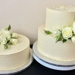 Cake de dos pisos de boda 