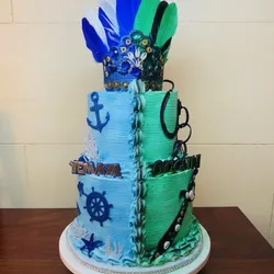 Cake de dos pisos Religiosos 
