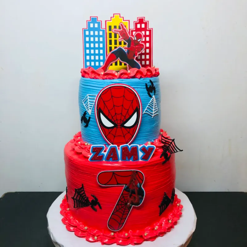 Cake dos pisos Spider-Man 🕷️🕸️