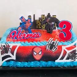 Cake media bandeja