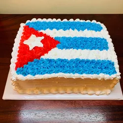 Cake media bandeja