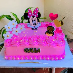 Cake media bandeja