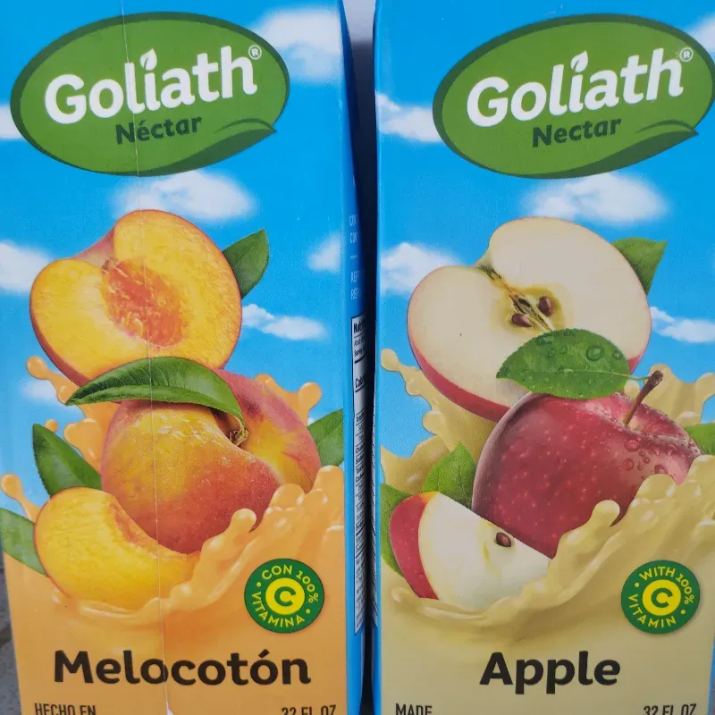 Cajas de jugo