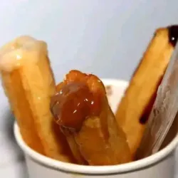 Vaso de churros rellenos 