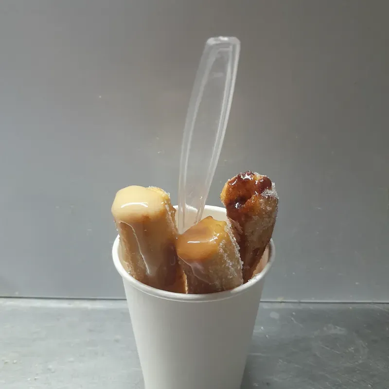 Vaso de churros rellenos 