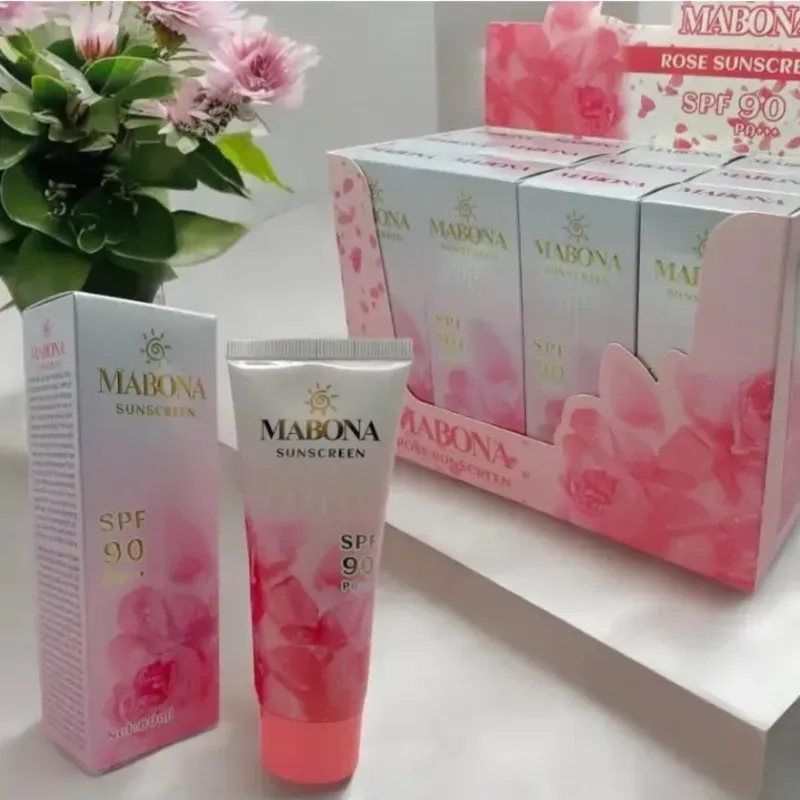 Protector solar de rosa