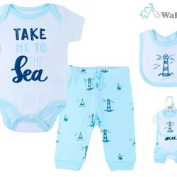 Juego de 3 piezas para bebés varón (T-RN-6 meses)