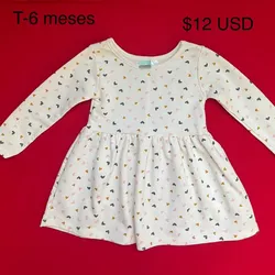 Vestido de mangas largas