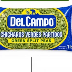 Chícharos verdes partidos