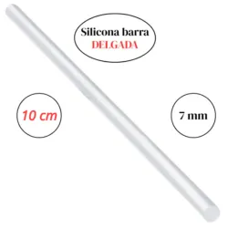 BARRA DE SILICONA 7MM X 10CM 1 UNIDAD