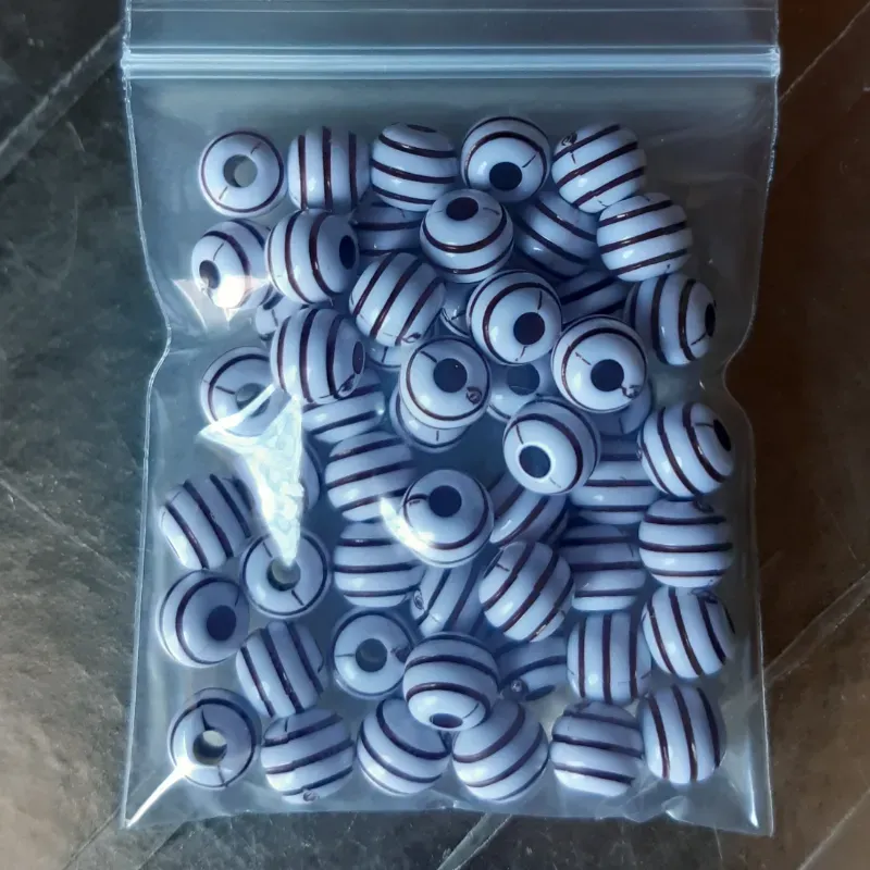 BOLAS CON RAYAS 8 MM 10 GRAMOS