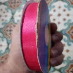 001- CINTA DE SATEN 1.5 CM ROSADO FUCSIA 1 METRO