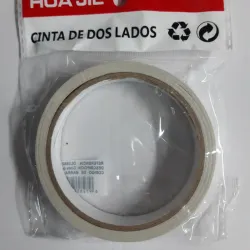 2432 CINTA FINA DE DOBLE CARA 1.5CM ANCHO 1 ROLLO