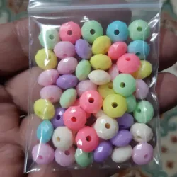 DONAS MULTICOLOR 8 MM 50 UNIDADES