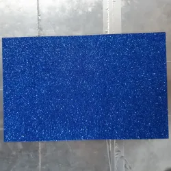 007- FOAMY BRILLO AZUL 1 UNIDAD 28X43 CM