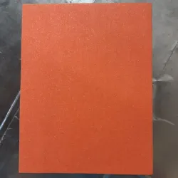006- FOAMY BRILLO NARANJA CLARO 21X28 CM 1 UNIDAD