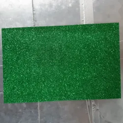 007- FOAMY BRILLO VERDE 1 UNIDAD 28X43 CM