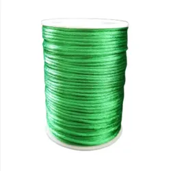 HILO COLA DE RATA 2MM VERDE 1 METRO