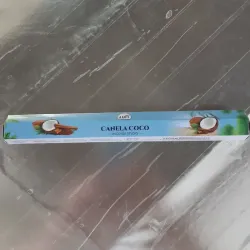 INCIENSO CANELA CON COCO 1 UNIDAD