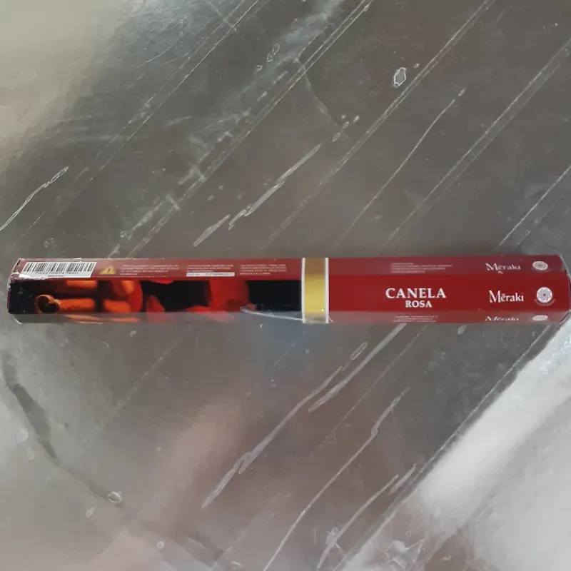 INCIENSO CANELA CON ROSA 1 CAJA 20 UNIDADES