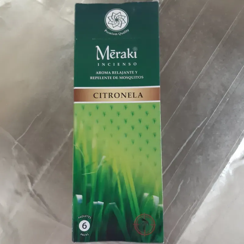 INCIENSO CITRONELLA 1 CAJA 20 UNIDADES