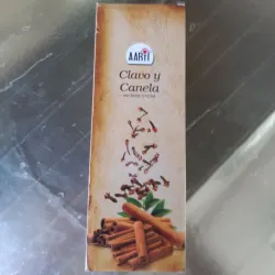 INCIENSO CLAVO Y CANELA 1 CAJA 20 UNIDADES