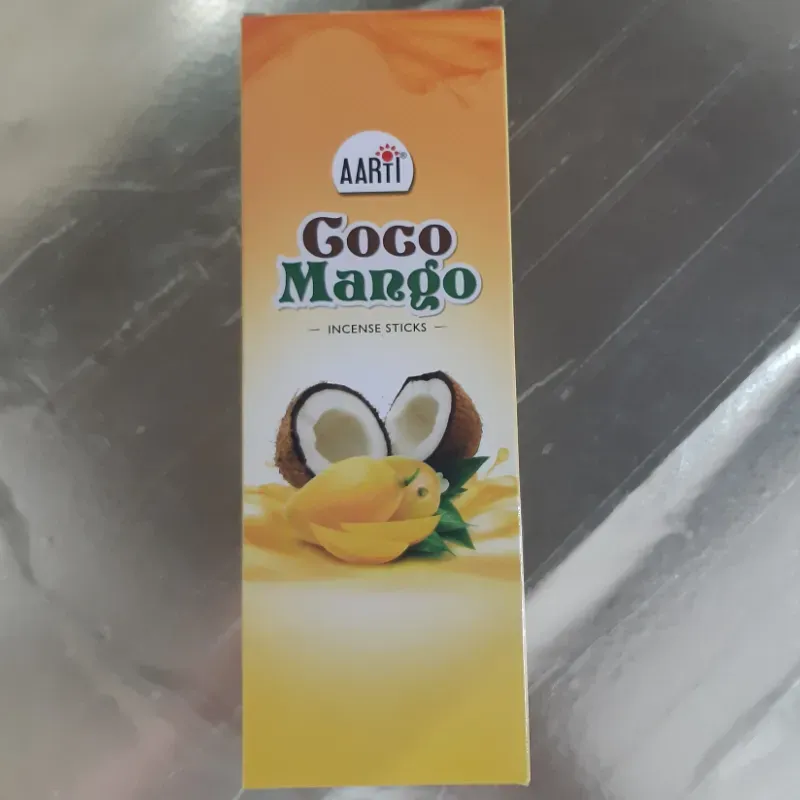 INCIENSO COCO Y MANGO 1 CAJA 20 UNIDADES