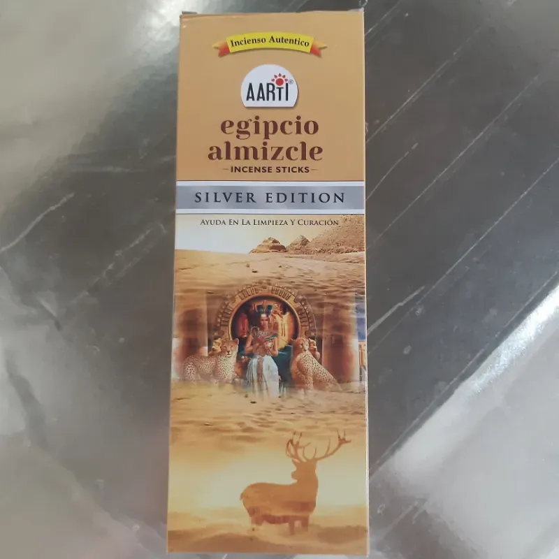 INCIENSO EGIPCIO ALMIZCLE 1 CAJA 20 UNIDADES