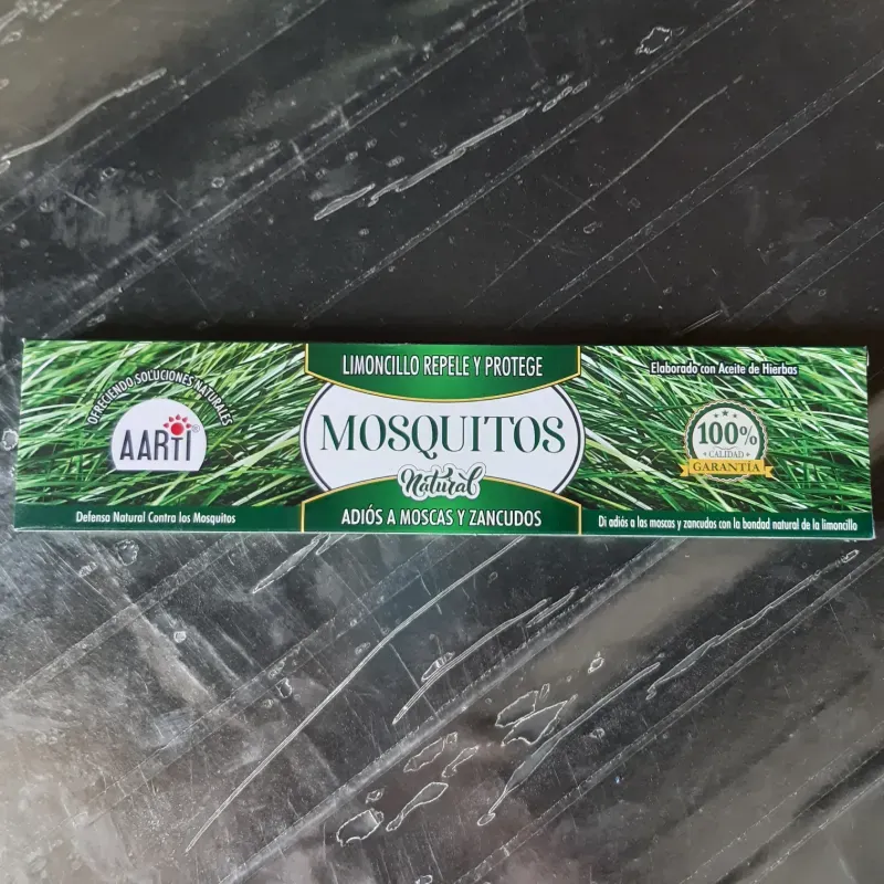 INCIENSO LIMON MOSQUITOS 1 CAJA 20 UNIDADES