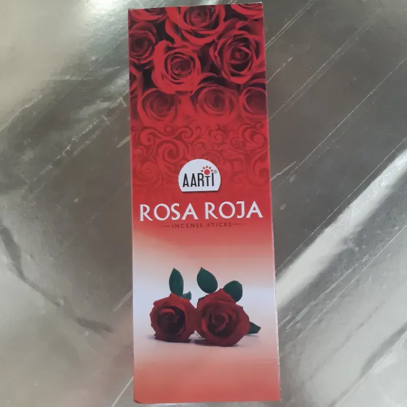 INCIENSO ROSA ROJA 1 UNIDAD