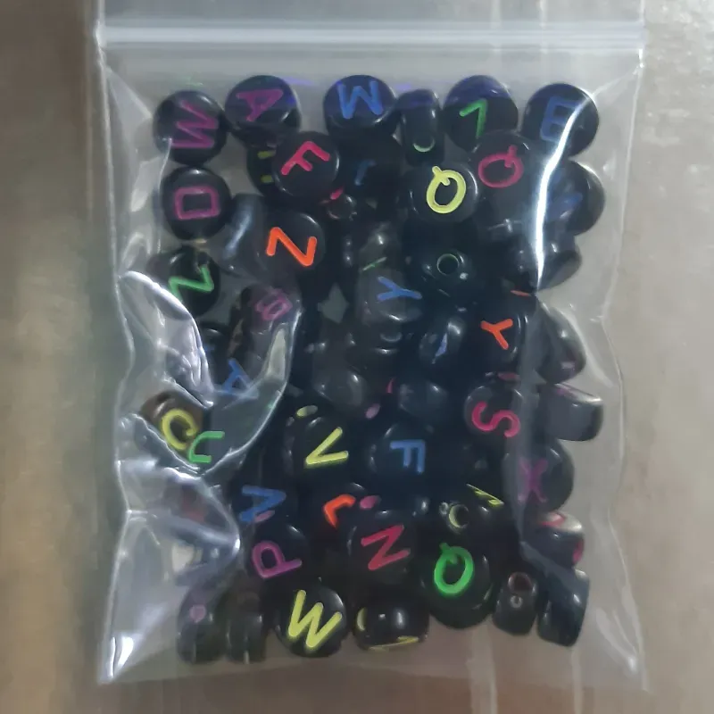 LETRAS 6 MM 10 GRAMOS