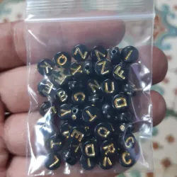 LETRAS REDONDAS 6 MM 50 UNIDADES