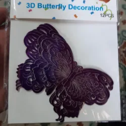 MARIPOSAS DECORATIVAS 12 UNIDADES