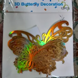 MARIPOSAS DECORATIVAS 12 UNIDADES