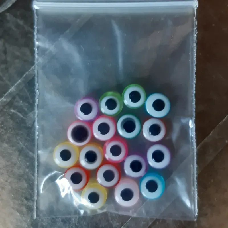 OJO TURCO PLANO 6 MM 18 UNIDADES