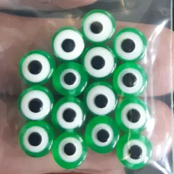 OJO TURCO PLANO 8 MM 15 UNIDADES