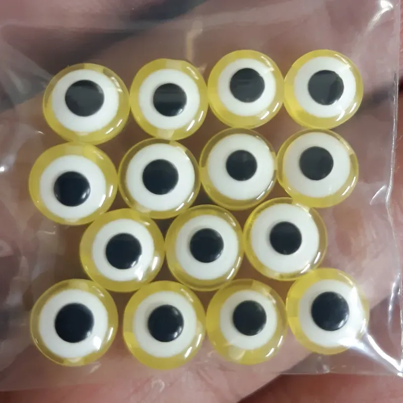 OJO TURCO PLANO 8 MM 15 UNIDADES