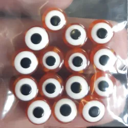 OJO TURCO PLANO 8 MM 15 UNIDADES