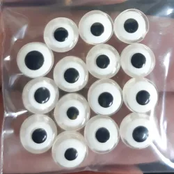 OJO TURCO PLANO 8 MM 15 UNIDADES