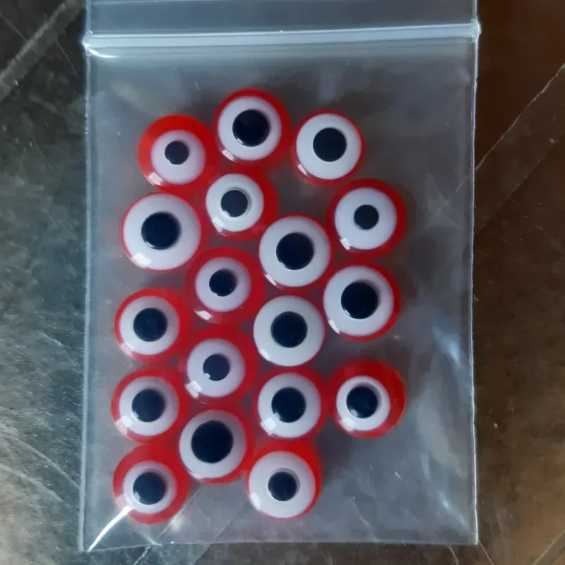 OJO TURCO PLANO 8 MM 18 UNIDADES