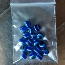 OJO TURCO REDONDO 6 MM 18 UNIDADES