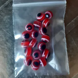 OJO TURCO REDONDO 6MM 18 UNIDADES