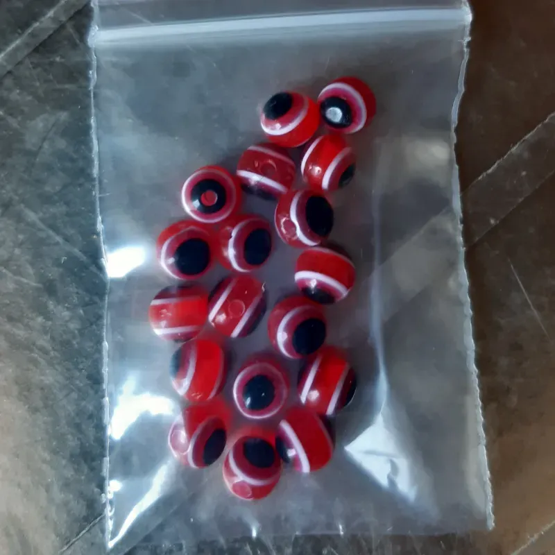 OJO TURCO REDONDO 6MM 18 UNIDADES