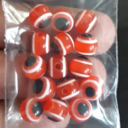 OJO TURCO REDONDO 8 MM 15 UNIDADES