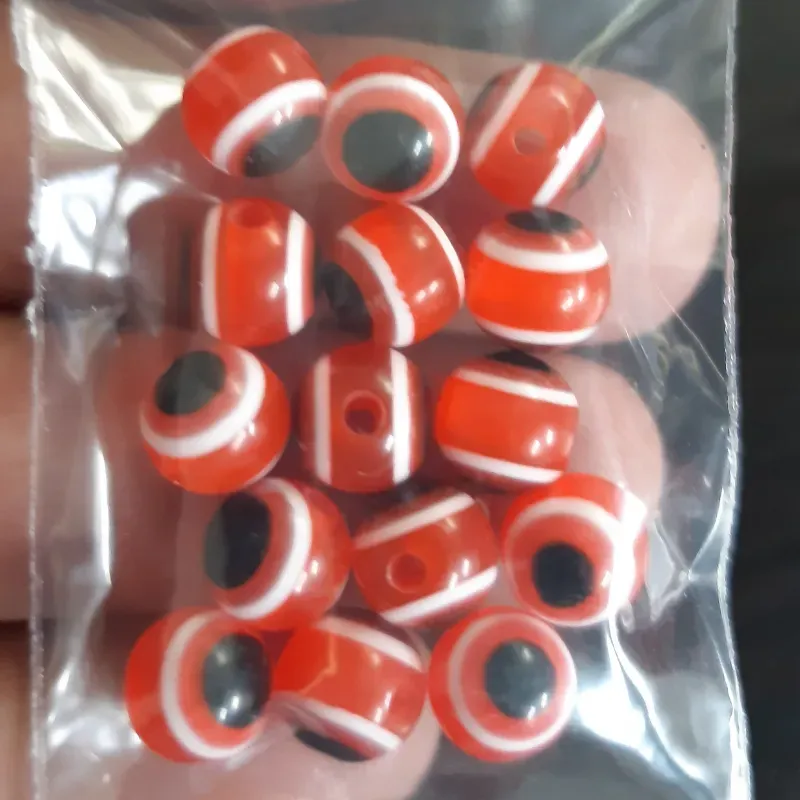 OJO TURCO REDONDO 8 MM 15 UNIDADES