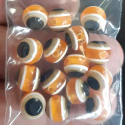 OJO TURCO REDONDO 8 MM 15 UNIDADES