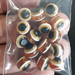 OJO TURCO REDONDO 8 MM 15 UNIDADES